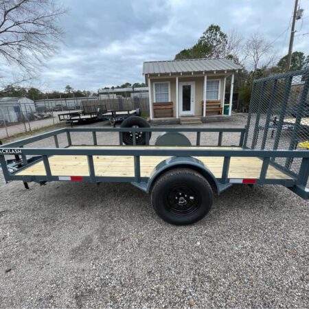 2025 GPS 5x12 Heavy Duty Single Axle Utility Trailer w/ Shock Assist Gate