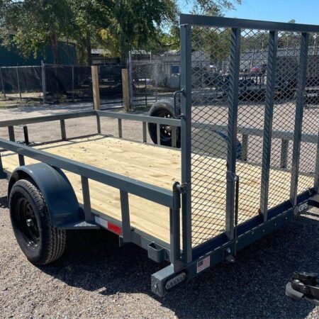 2025 GPS 6x10 Heavy Duty Single Axle Utility Trailer w/ Shock Assist Gate