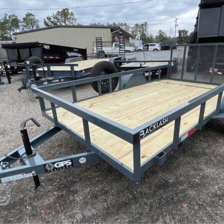 2025 GPS 6x12 Heavy Duty SA Dovetail Utility Trailer w/ Shock Assist Gate