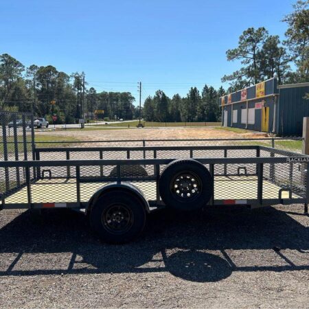 2025 GPS 6x14 Heavy Duty Utility Trailer w/ Mesh Sides